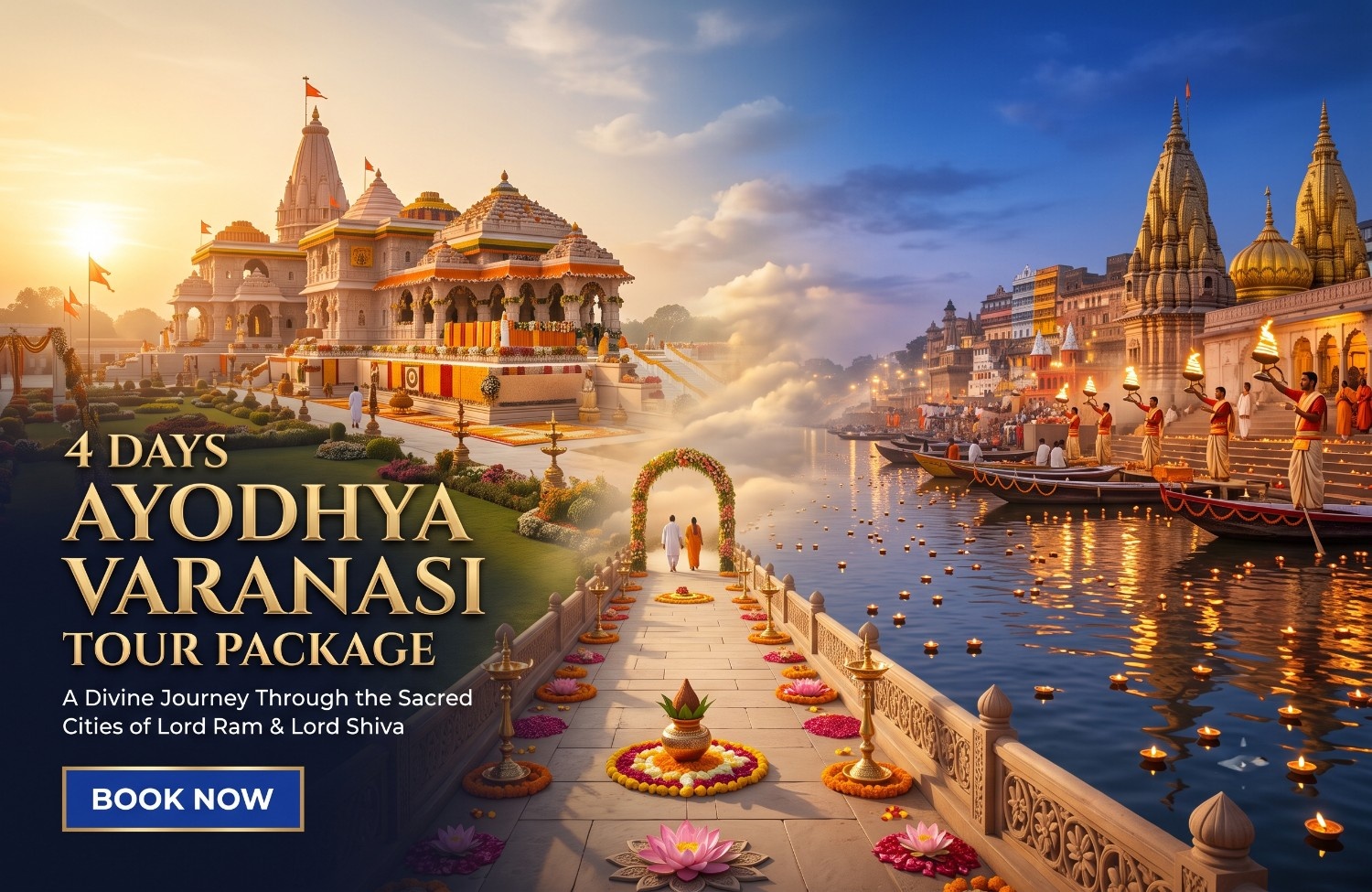 4 Days Ayodhya Varanasi Tour Package from Bangalore package hero image
