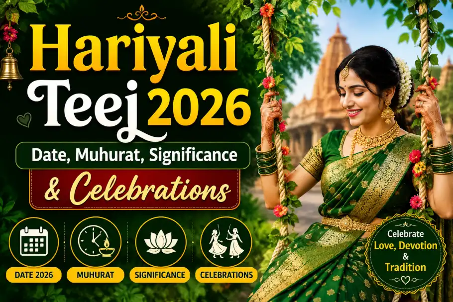 Hariyali Teej 2026 - Date, Muhurat, Significance & Celebrations