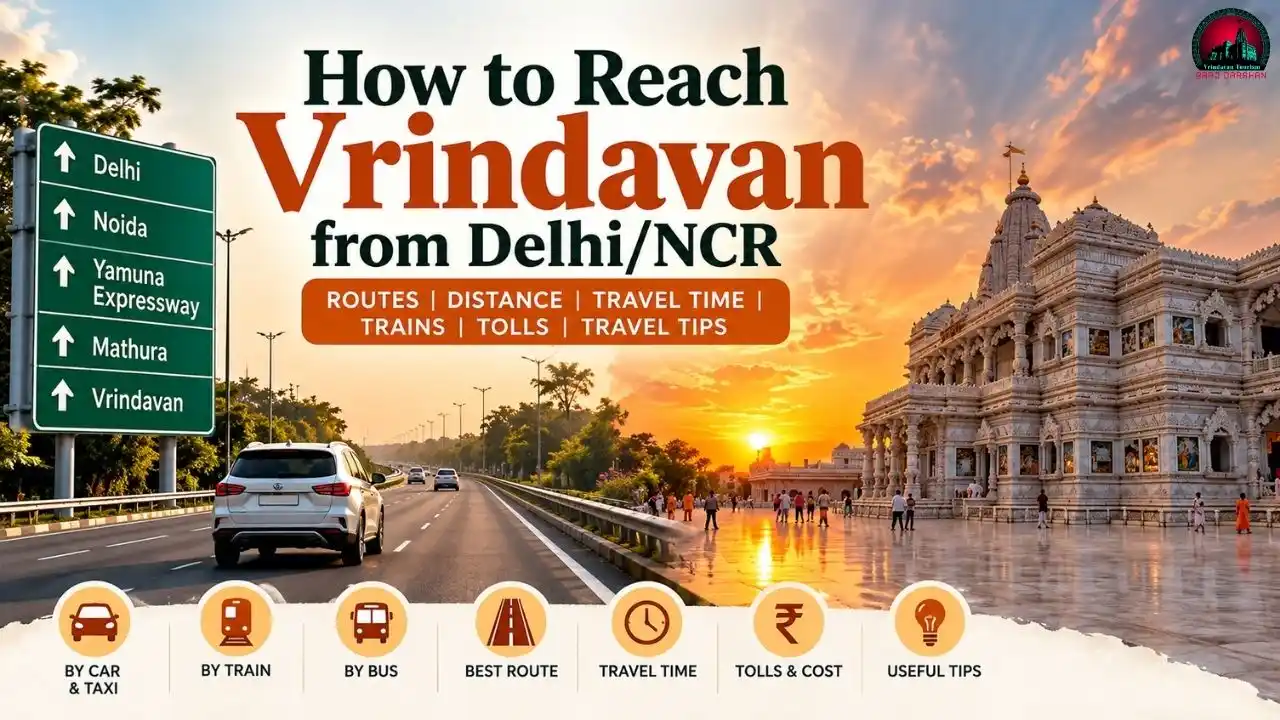 How to Reach Vrindavan from Delhi/NCR