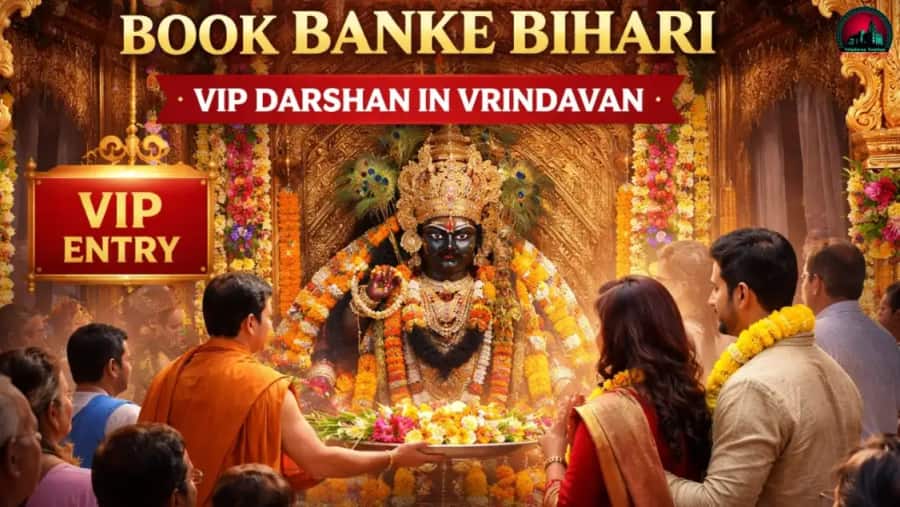 Book Banke Bihari VIP Darshan, Vrindavan-Online Process