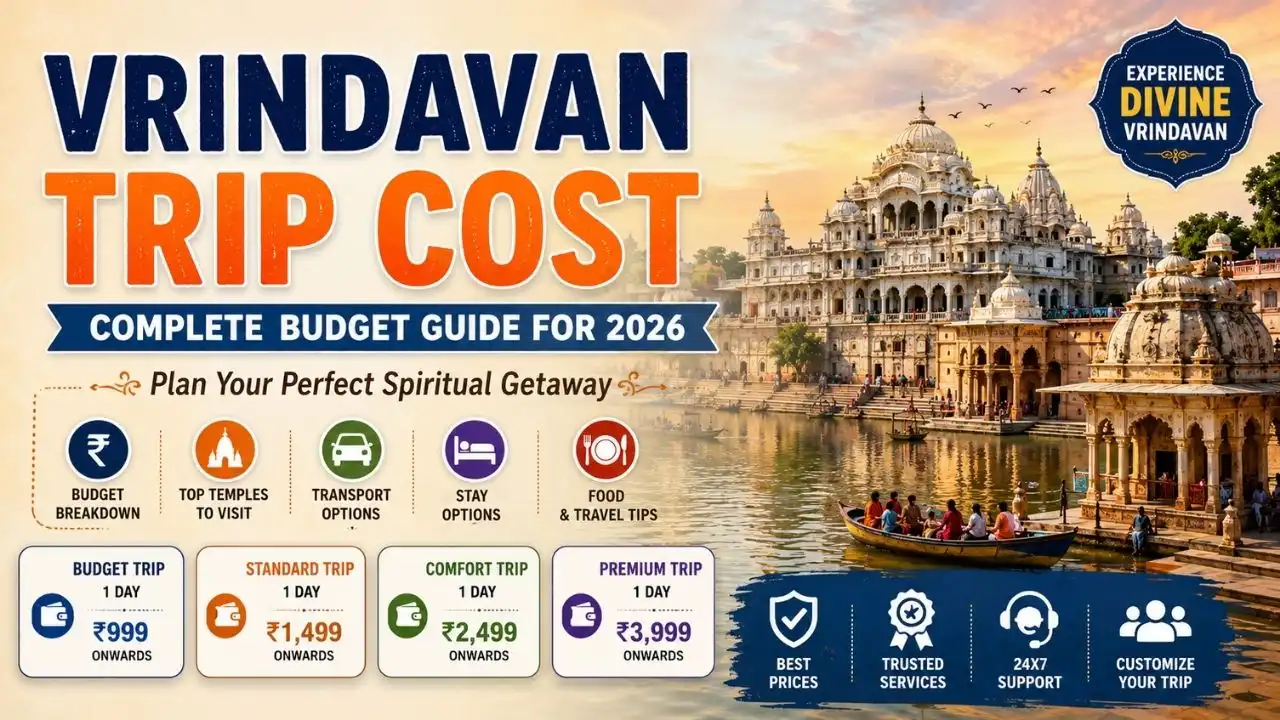 Vrindavan Trip Cost Complete Budget Guide for Every Traveler (From ₹999 to ₹25,000+)